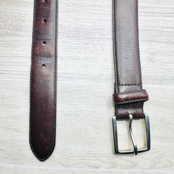 POLO Ralph Lauren Classic Brown Italian Saddle Leather Belt | Size 36/90 - Picture 4 of 13